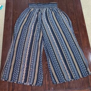 Printed Parachute Pants